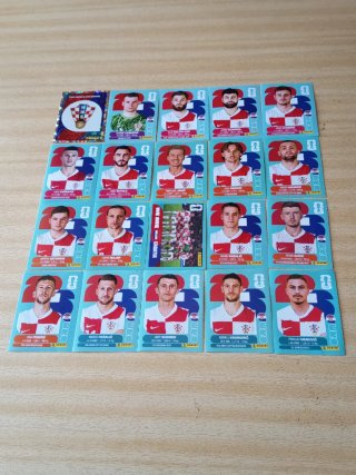 Cromos selección de Croacia, COMPLETA mundial 2026