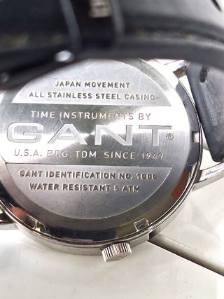 Reloj GANT Park Hill II Negro/Plata