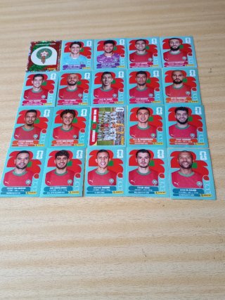 Cromos selección Marruecos COMPLETA, mundial 2026