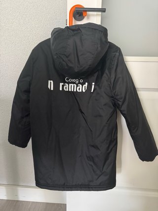 Abrigo Adidas Fútbol Negro