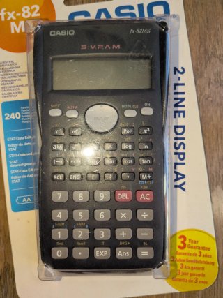 Calculadora Científica Casio fx-82MS - 240 Funcion