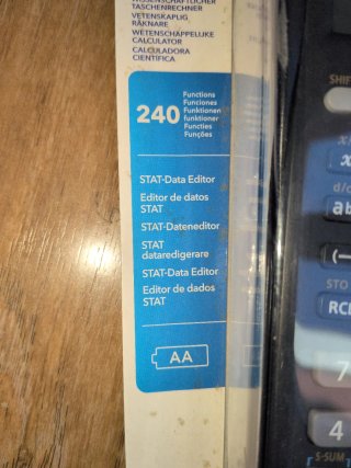 Calculadora Científica Casio fx-82MS - 240 Funcion