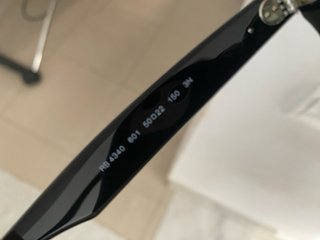 Gafas de sol Ray-Ban Wayfarer negras