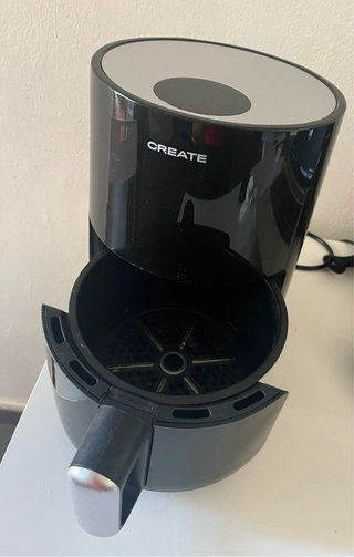 Freidora de aire CREATE negra 1.5L