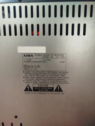 Minicadena Aiwa Stereo Component System