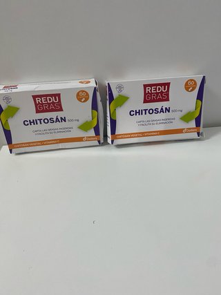 Redugras Chitosán 500 mg - 2 Cajas