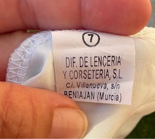 Camisón vintage azul celeste con encaje