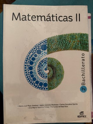 Matemáticas II 2o Bachillerato