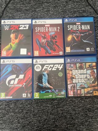 Pack 6 Videojuegos PS4/PS5