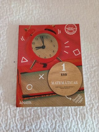 Libros matemáticas primero ESO