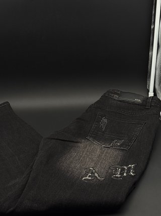 Jeans Uomo Neri Strappati