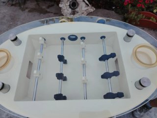 Mesa Futbolín Vintage Cristal