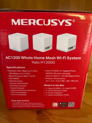MERCUSYS AC1200 Whole Home Mesh Wi-Fi System
