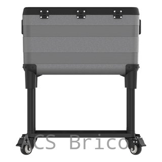 Nevera KeepCold con mesa - 73x44x90 cm - 70 L - Gris