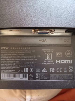 Monitor MSI PRO MP241X 75Hz