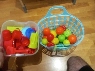 Cocina de juguete de madera