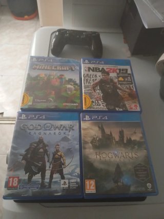 Pack PS4 Slim + 5 Juegos ¡VENTA URGENTE!