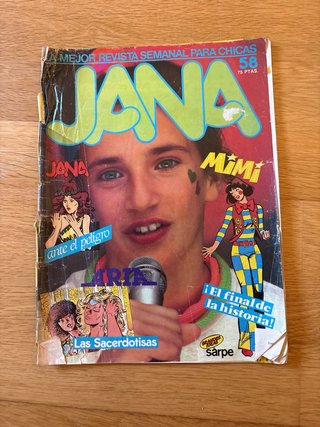 Lote 7 Revistas JANA Vintage (Años 80) - Sarpe