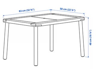 Mesa y 2 Sillas Infantiles IKEA FLISAT