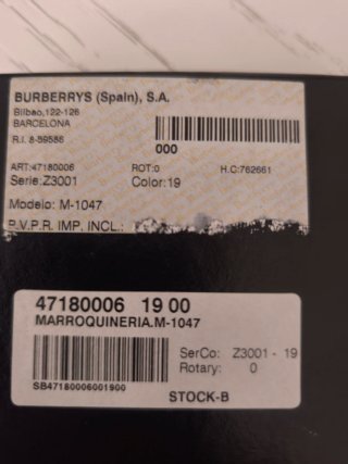 Cartera Burberrys Marrón Original