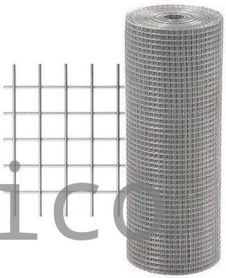 Malla Electrosoldada Galvanizada - 102x51 mm - 2,7 mm - 1,5x25 m