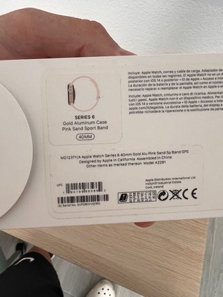 Apple Watch Series 6 40mm Oro Rosa