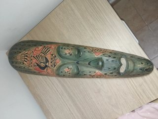 Máscara Tribal Vintage Decorativa