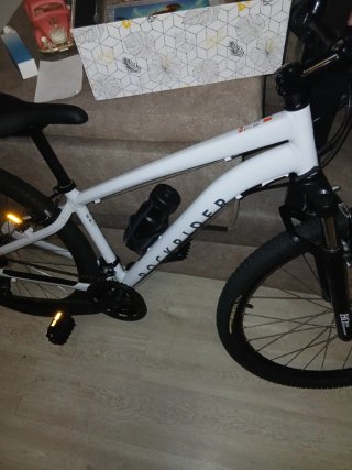 Bicicleta Rockrider con candado