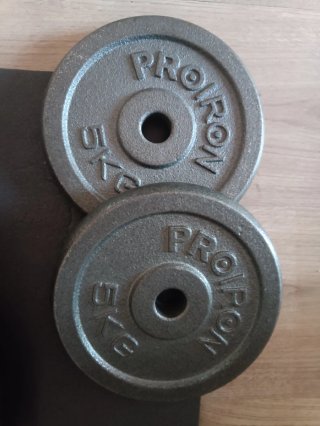 Discos de pesa hierro fundido 5kg
