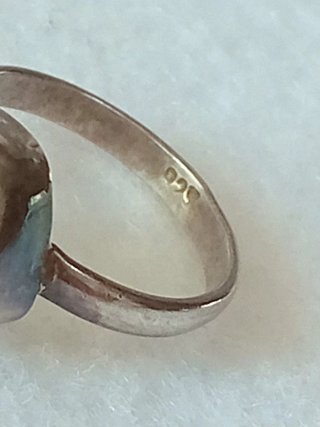 Anello Argento 925 con Moldavite Vltavin