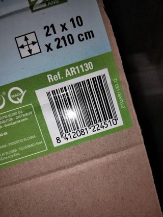 GRE Ducha Solar Jardín 32L 210cm Aluminio