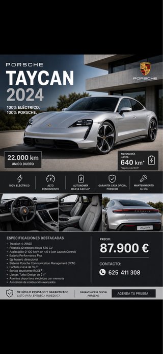 Porsche Taycan 2024