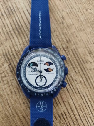 Omega x Swatch Moonshine gold