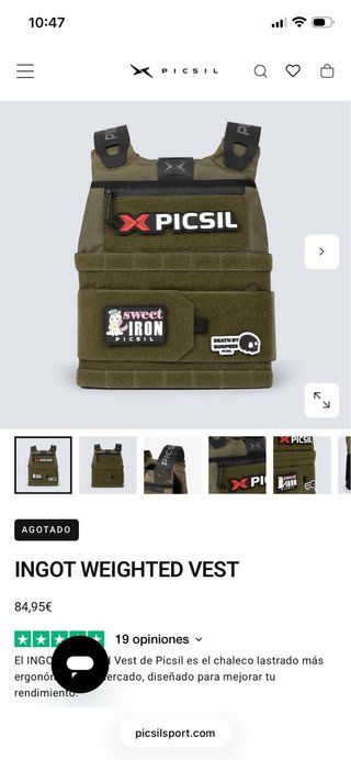 Chaleco Lastrado PICSIL