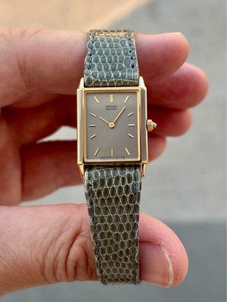Reloj Seiko Tank Vintage Nuevo Gold *Año 1984*