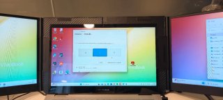 Monitor doble Portátil 15.6 Plata