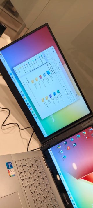 Monitor doble Portátil 15.6 Plata