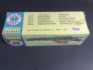 antiguo Barco de cuerda Scalex Boats Tugboat Dawn