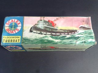 antiguo Barco de cuerda Scalex Boats Tugboat Dawn