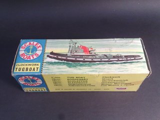 antiguo Barco de cuerda Scalex Boats Tugboat Dawn