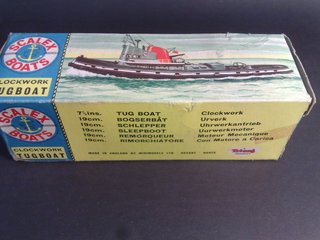 antiguo Barco de cuerda Scalex Boats Tugboat Dawn