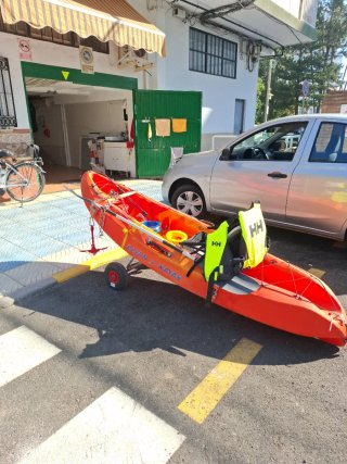 Kayak OCEAN KAYAK autovaciable naranja