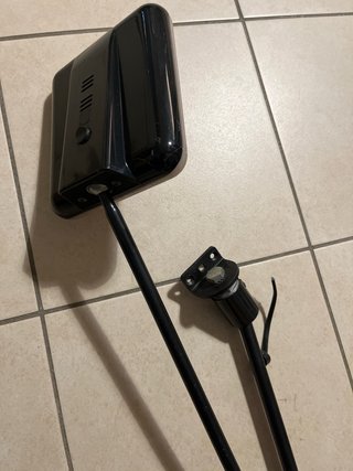 Lampada da tavolo vintage metallo/plastica