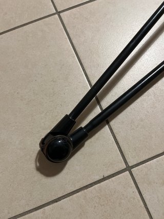 Lampada da tavolo vintage metallo/plastica