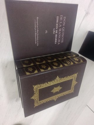 Libros don Quijote de la Mancha edición de Ibarra