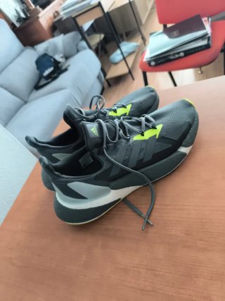 Zapatillas Adidas X9000L4 Gris y Amarillo