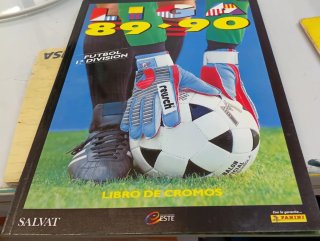 Album cromos Liga 89-90 Salvat Panini