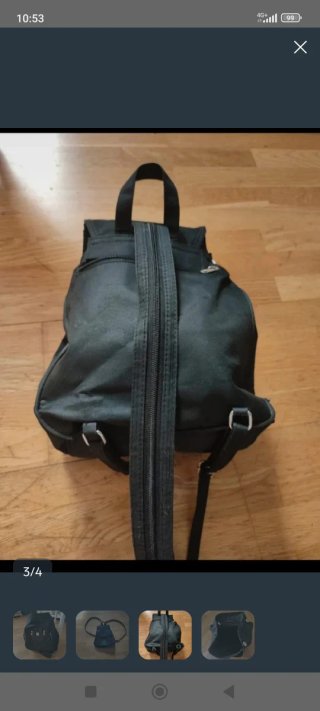 Mochila-Bolso Negro