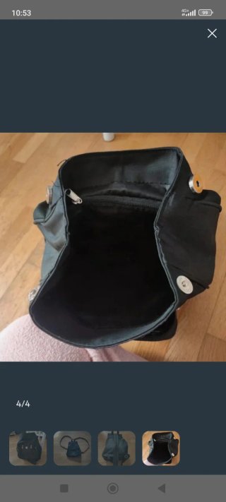 Mochila-Bolso Negro
