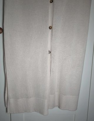 Chaleco beige de punto talla U, H&M